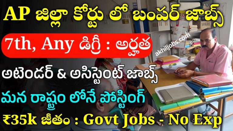 AP District Court Jobs 2024