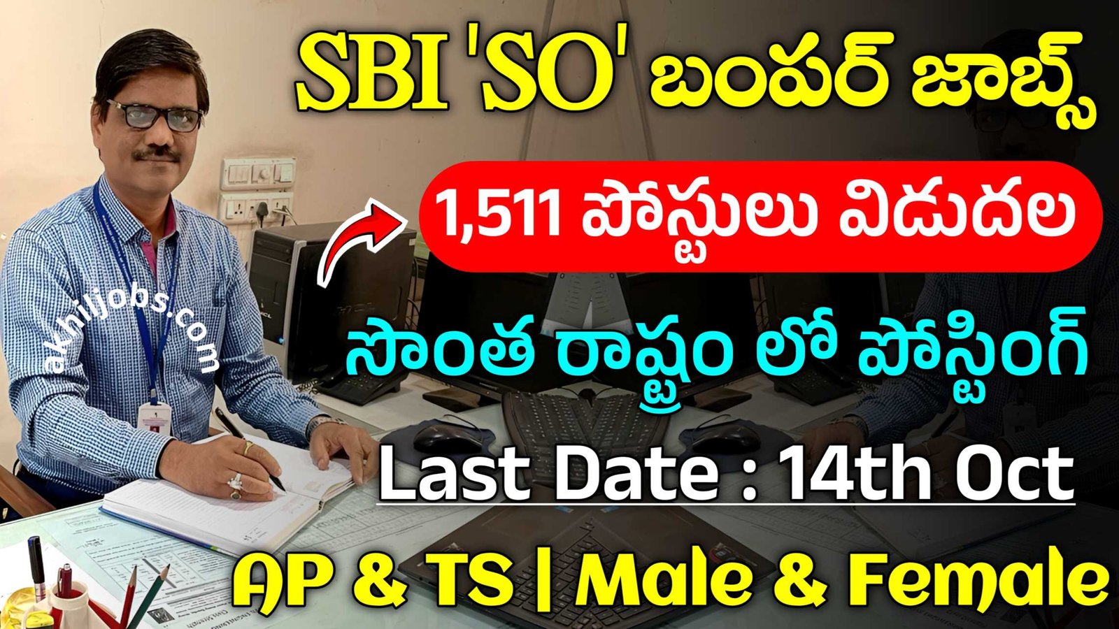 SBI SO Jobs Out 2024