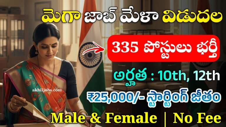 Job Mela 335 Vacancies Out