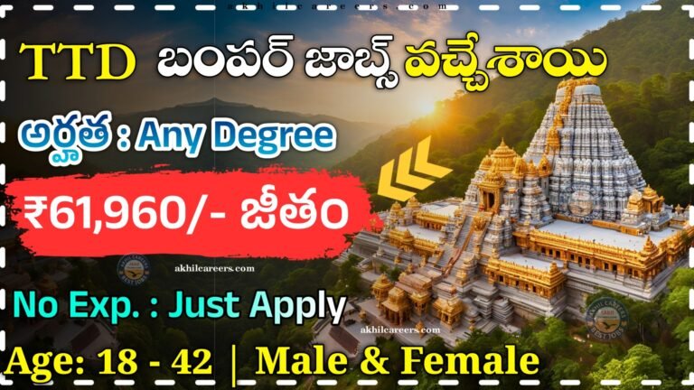 TTD Recruitment 2025