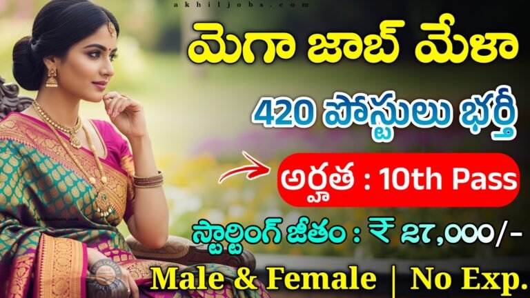 Job Mela 420 Vacancies Out