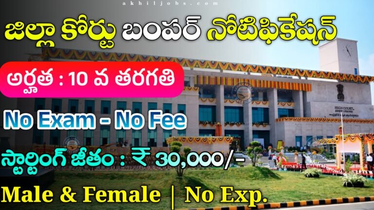 AP District Court Jobs 2025