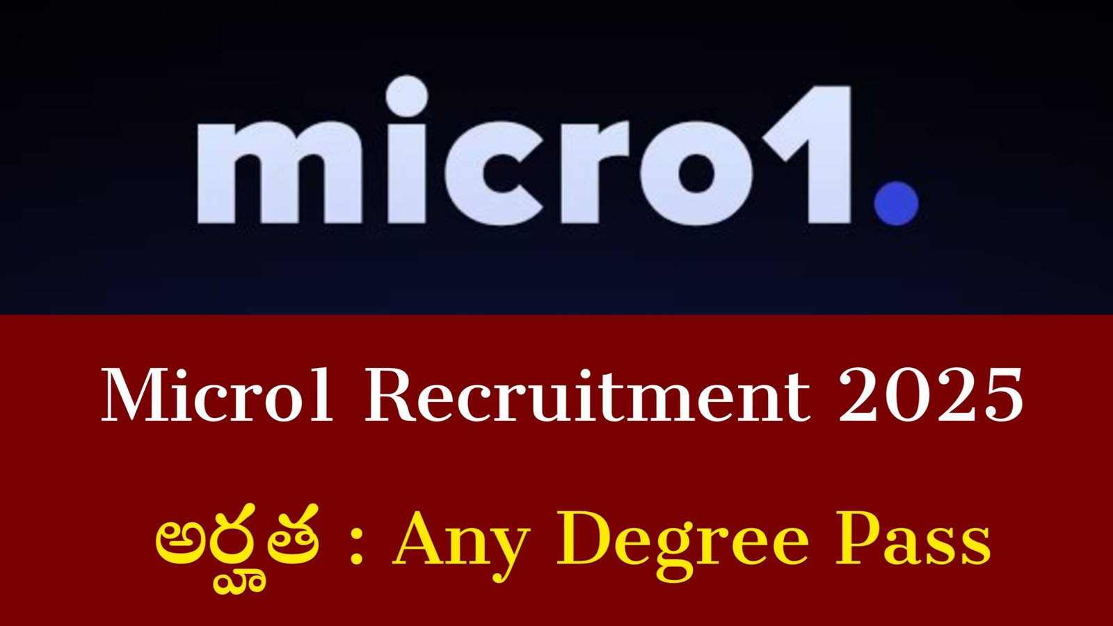 Micro1 Notification 2025