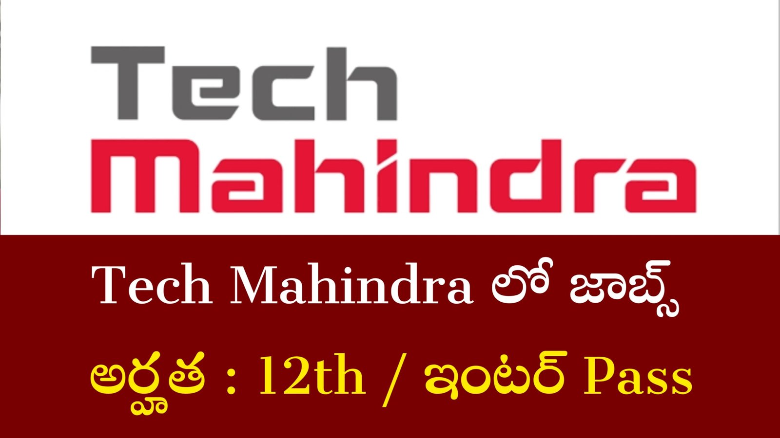 Tech Mahindra Recruitment 2025