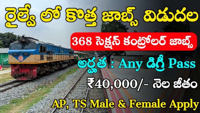 RRB Section controller Notification 2025