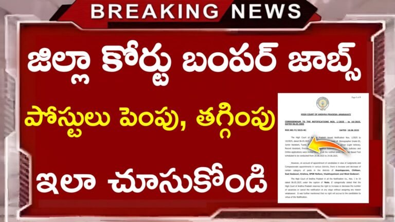 AP Court Jobs Vacancies Updated 2025