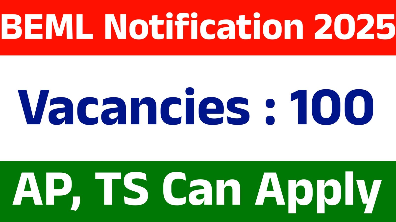 BEML Management Recruitment 2025