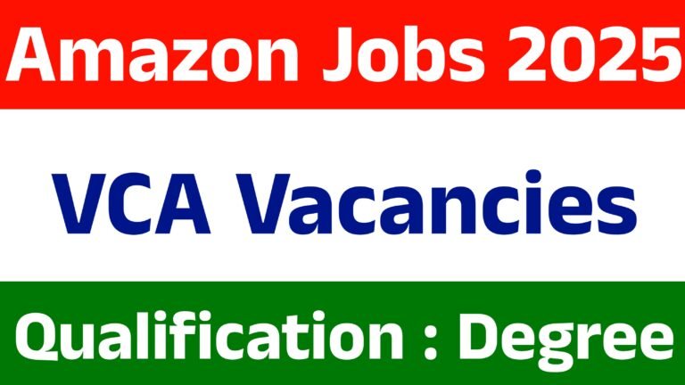 Amazon VCS Recruitment 2025