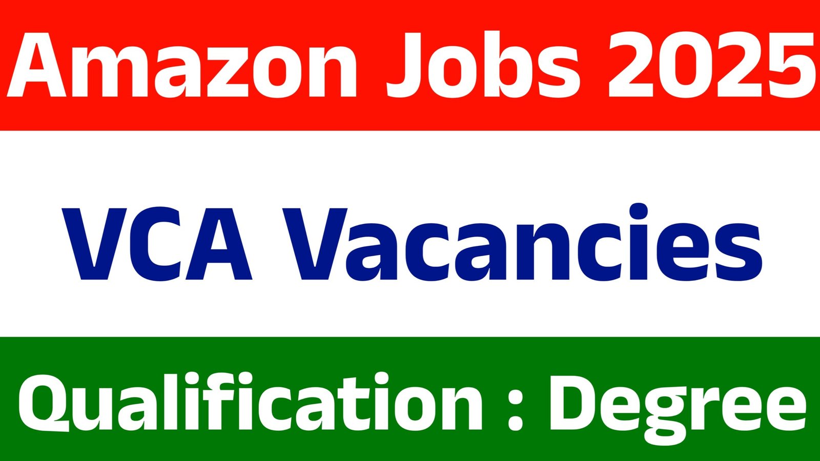 Amazon VCS Recruitment 2025
