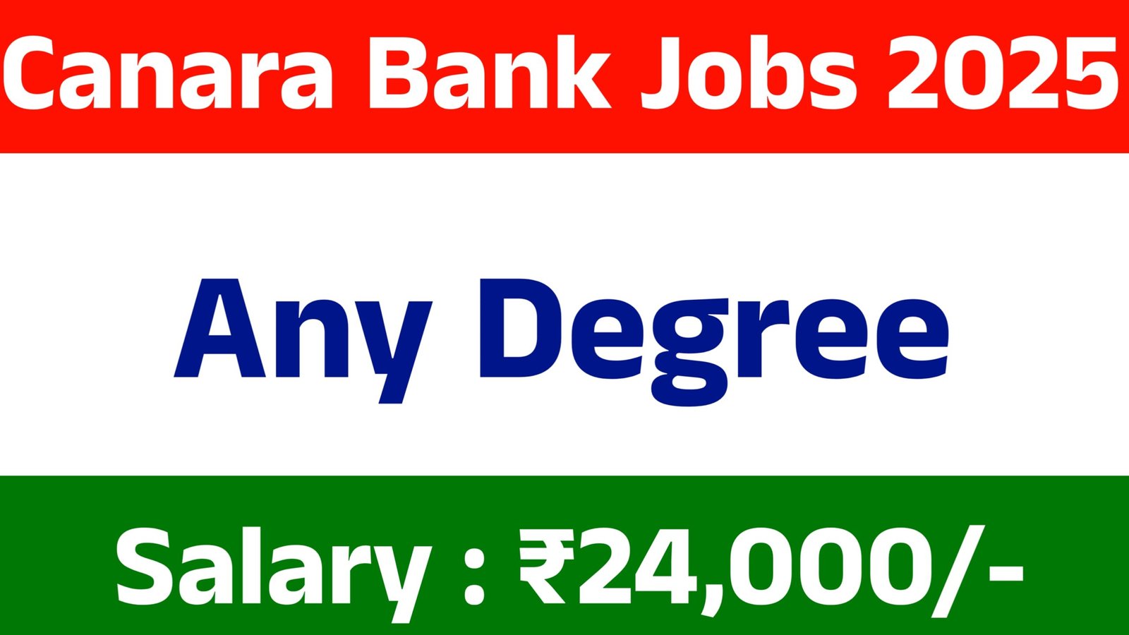 Canara Bank Jobs Recruitment 2025