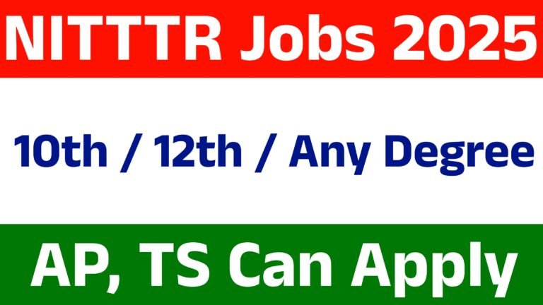 NITTTR Recruitment 2025