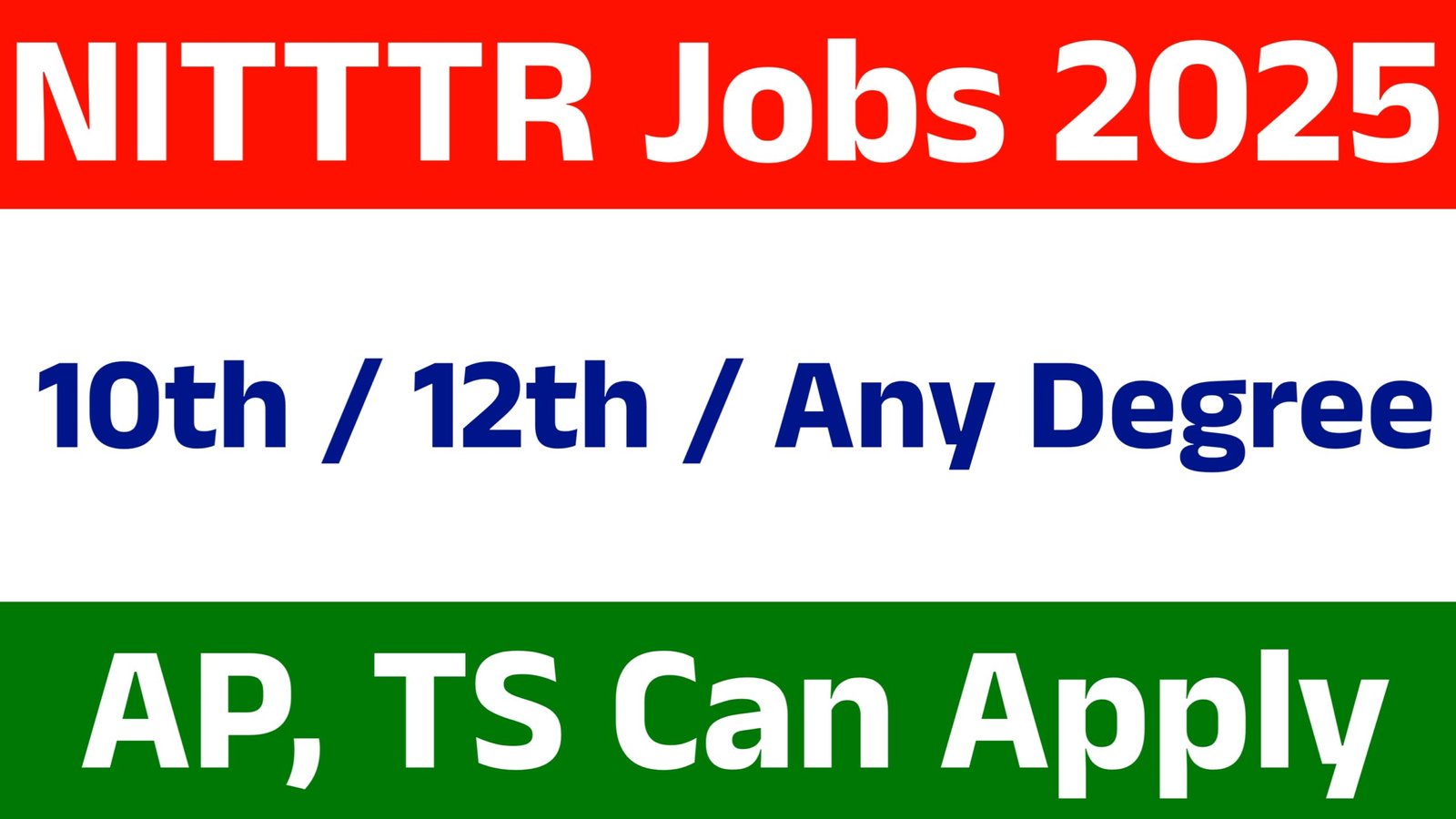 NITTTR Recruitment 2025