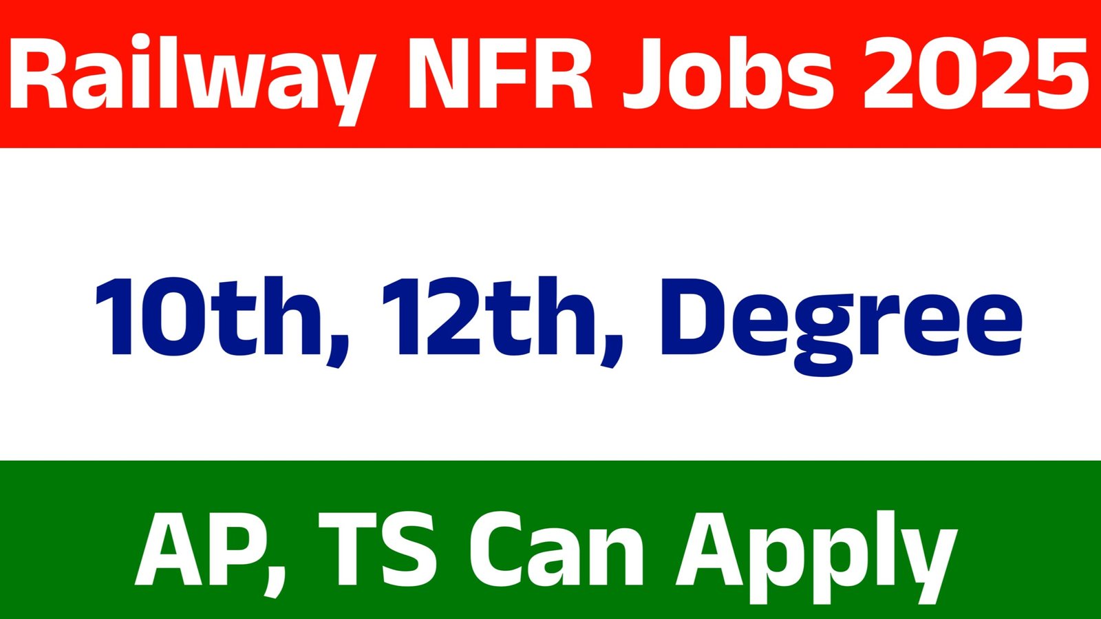 North East Frontier Railway Notification 2025