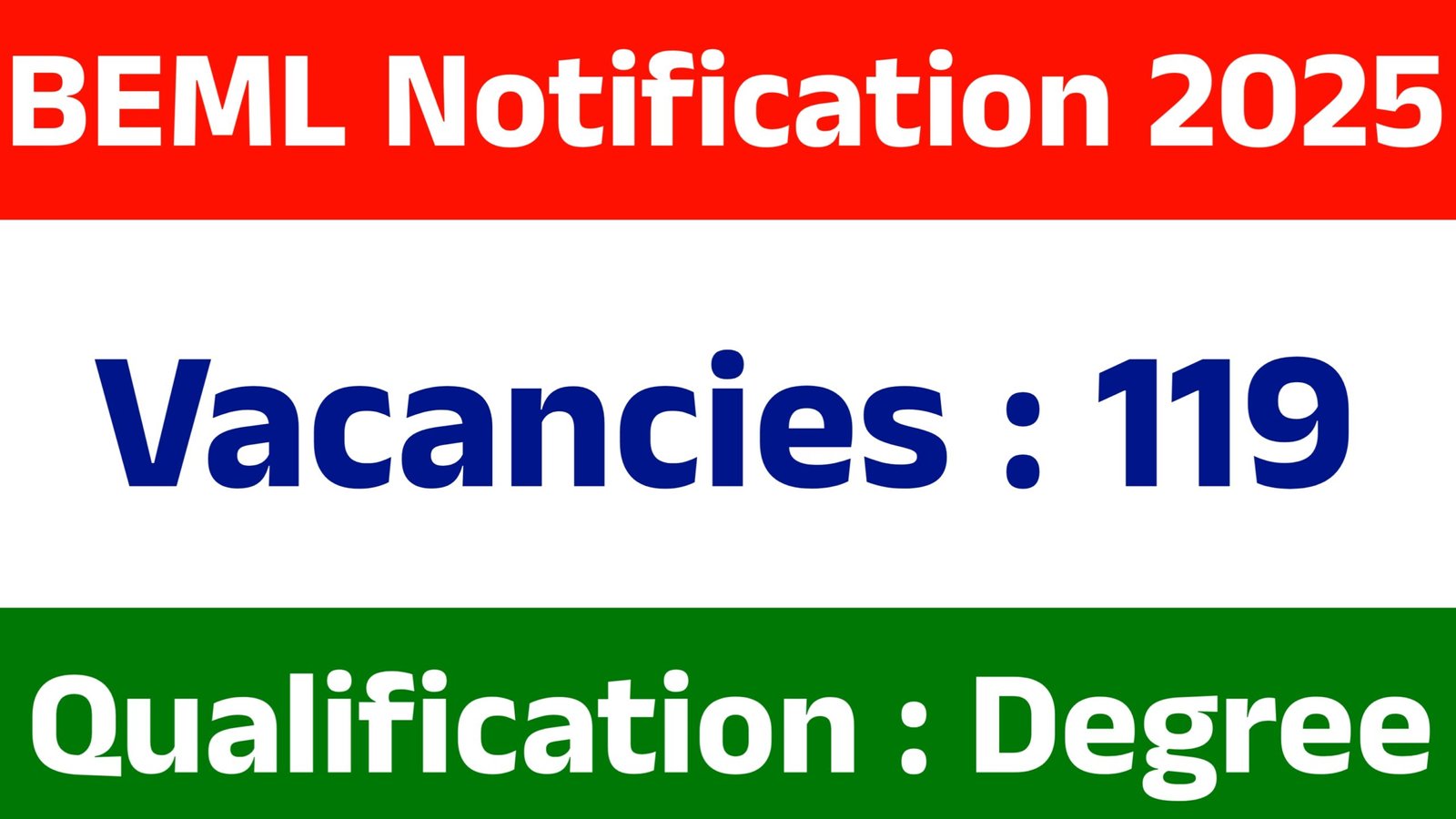 BEML Jobs Recruitment 2025