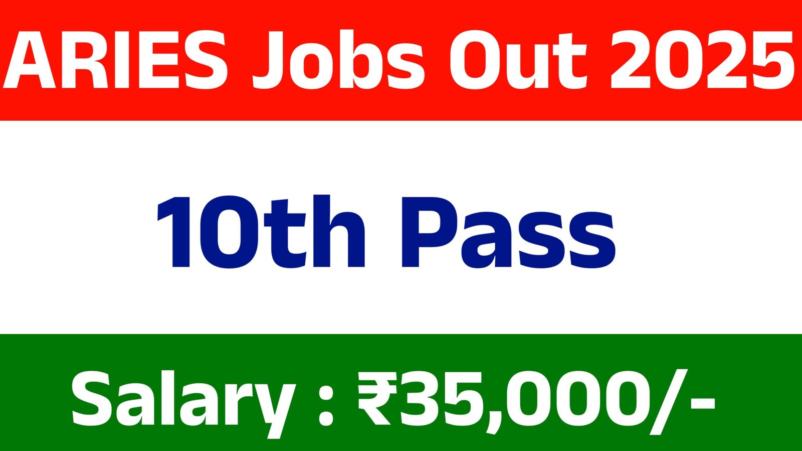 ARIES Recruitment 2025