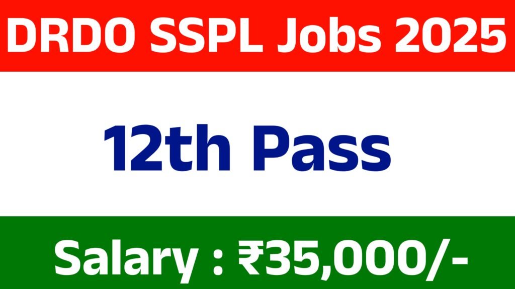 DRDO SSPL Recruitment 2025