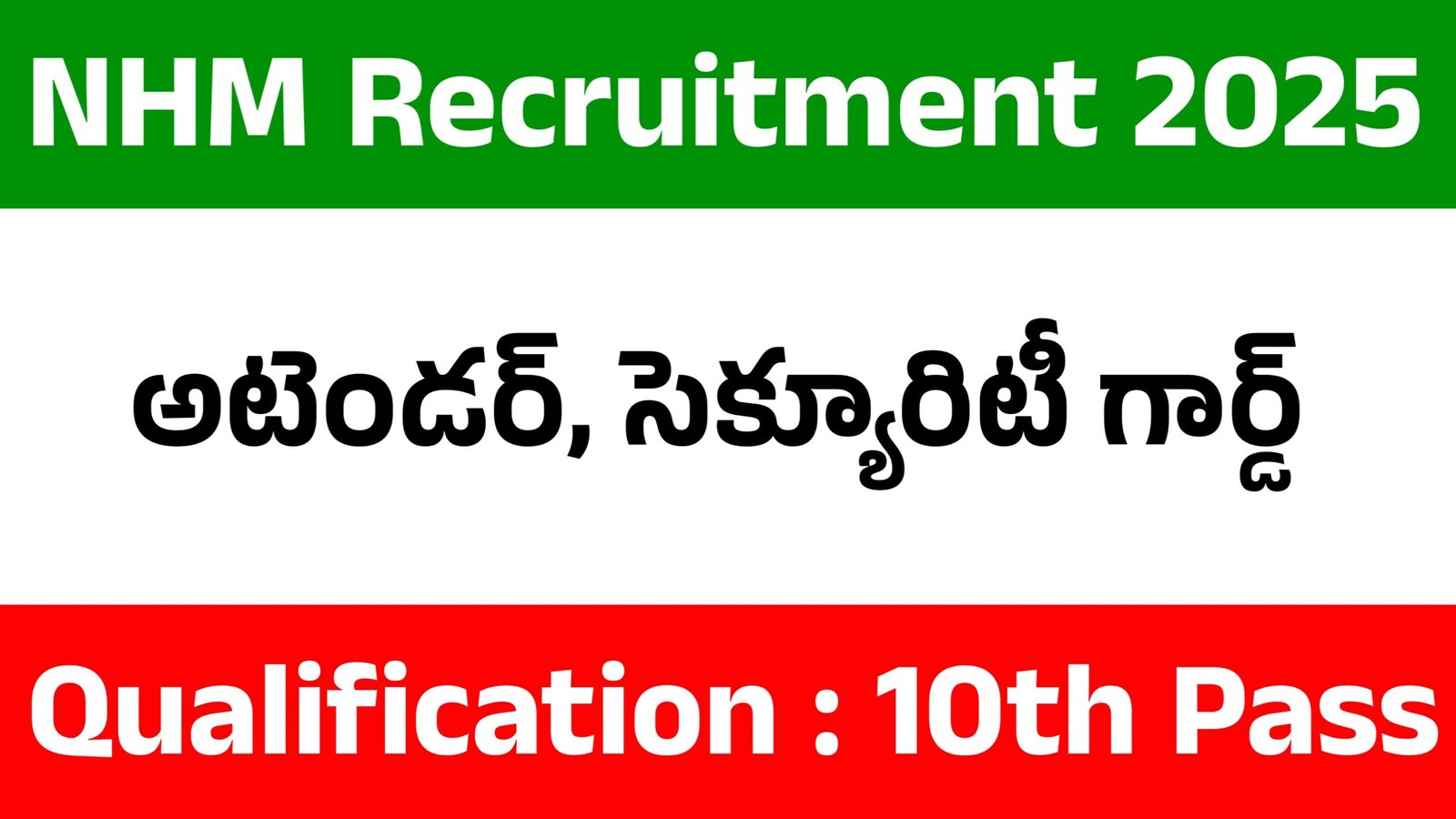 NHM Recruitment Out 2025