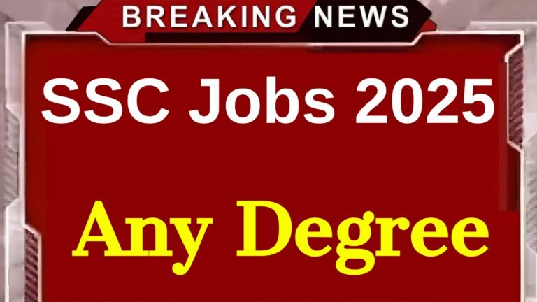 SSC Young Professional Jobs 2025