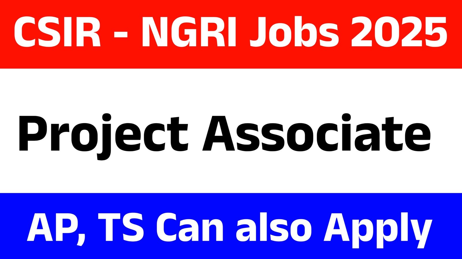 CSIR NGRI Notification 2025