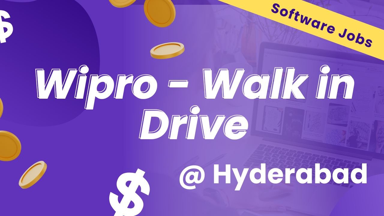 Wipro Mega Walk in Drive 2026