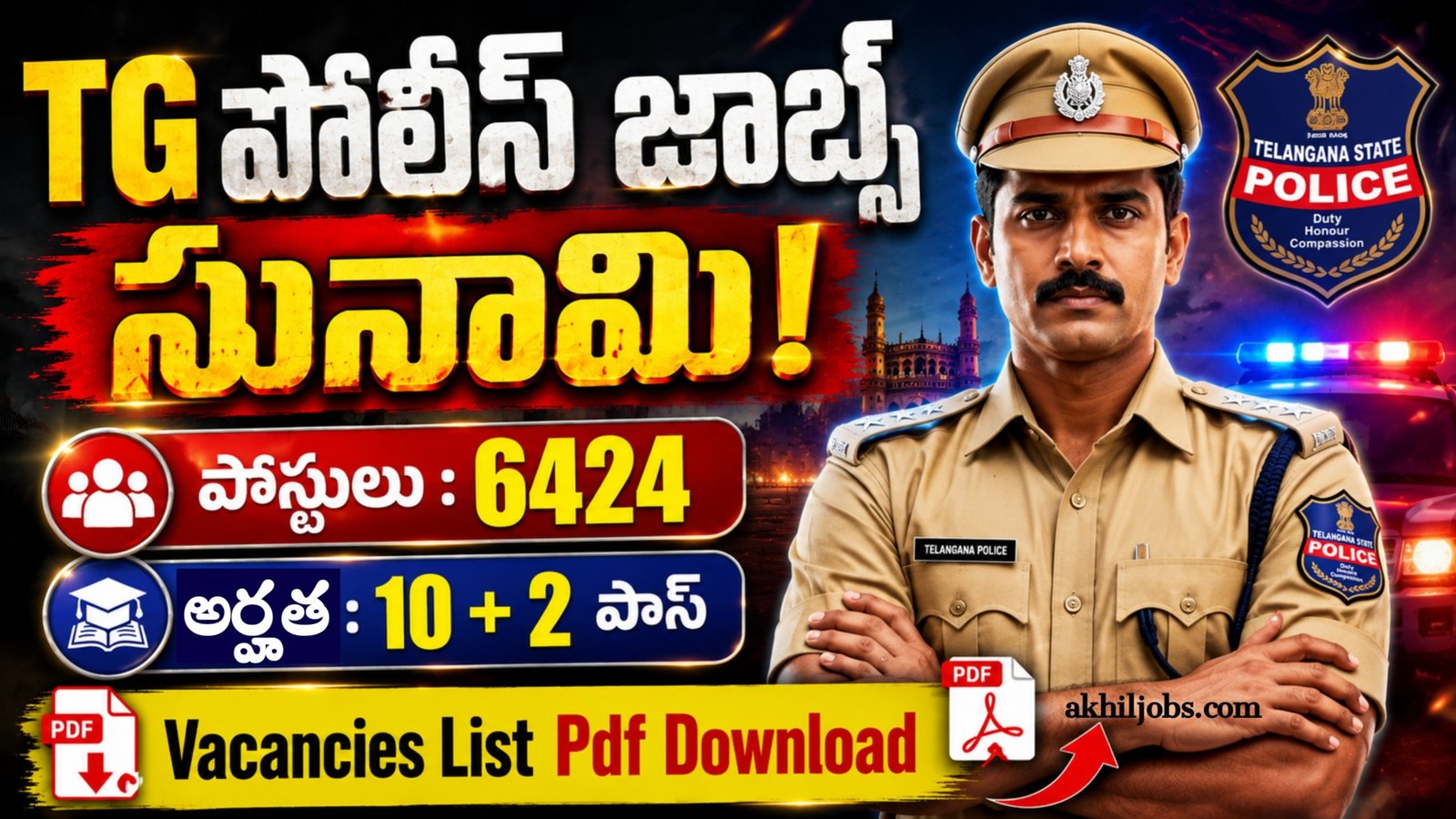TG Police 5000 Jobs Out 2026