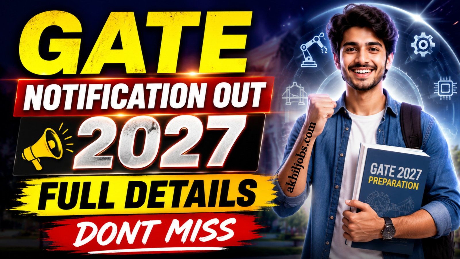GATE Notification 2027