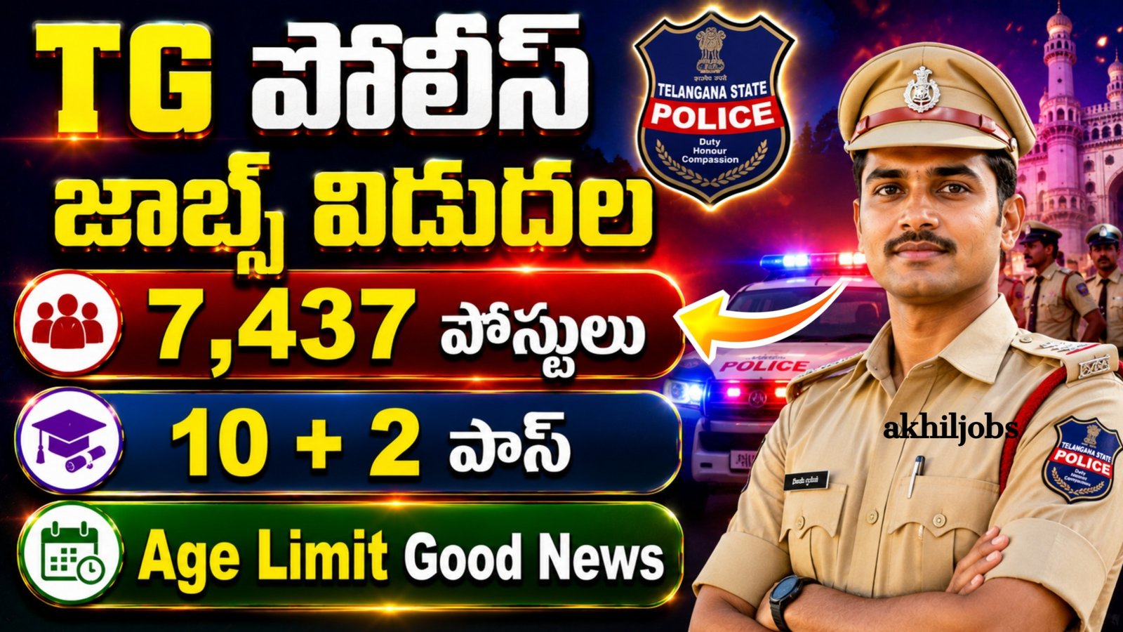 TG Police Notification 2026