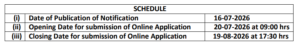 RRC NFR Notification 2026