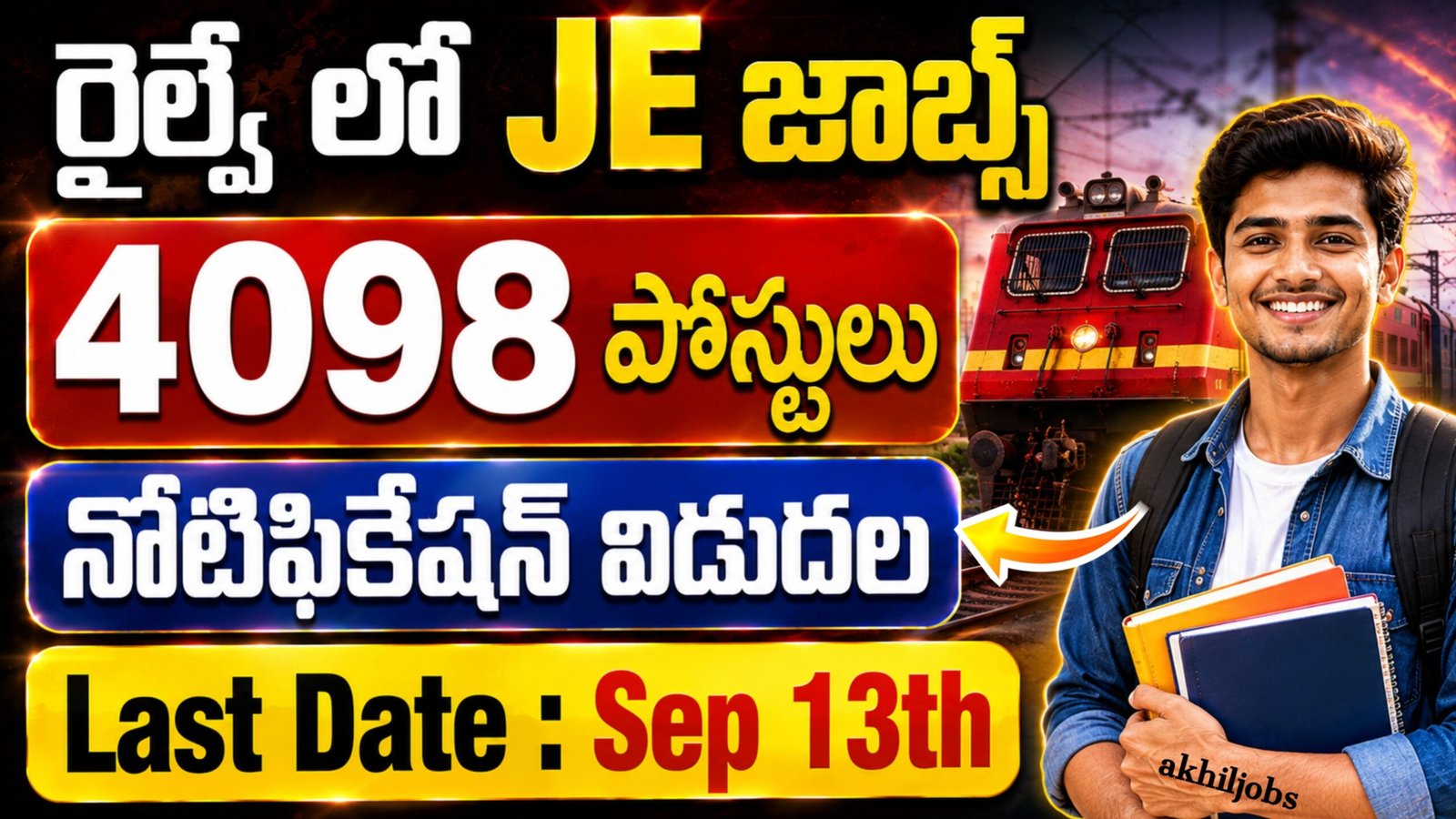 Railway JE Recruitment 2026