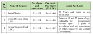 CCRS Govt Recruitment 2026