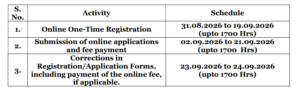 Postal GDS Schedule II Recruitment 2026