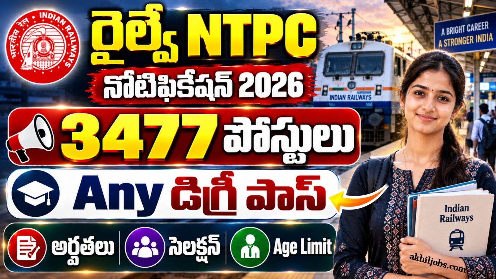 RRB NTPC Graduate Recruitment 2026