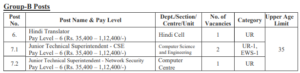 IIT Tirupati Notification 2026