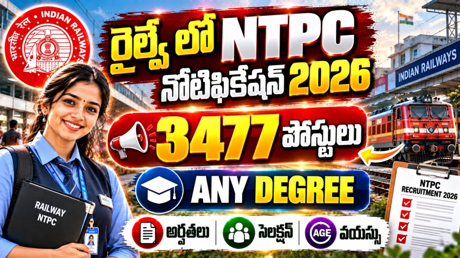 RRB NTPC Graduate Notification 2026
