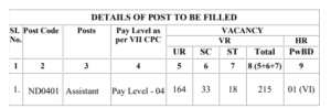 Delhi University 215 Vacancies Out 2026